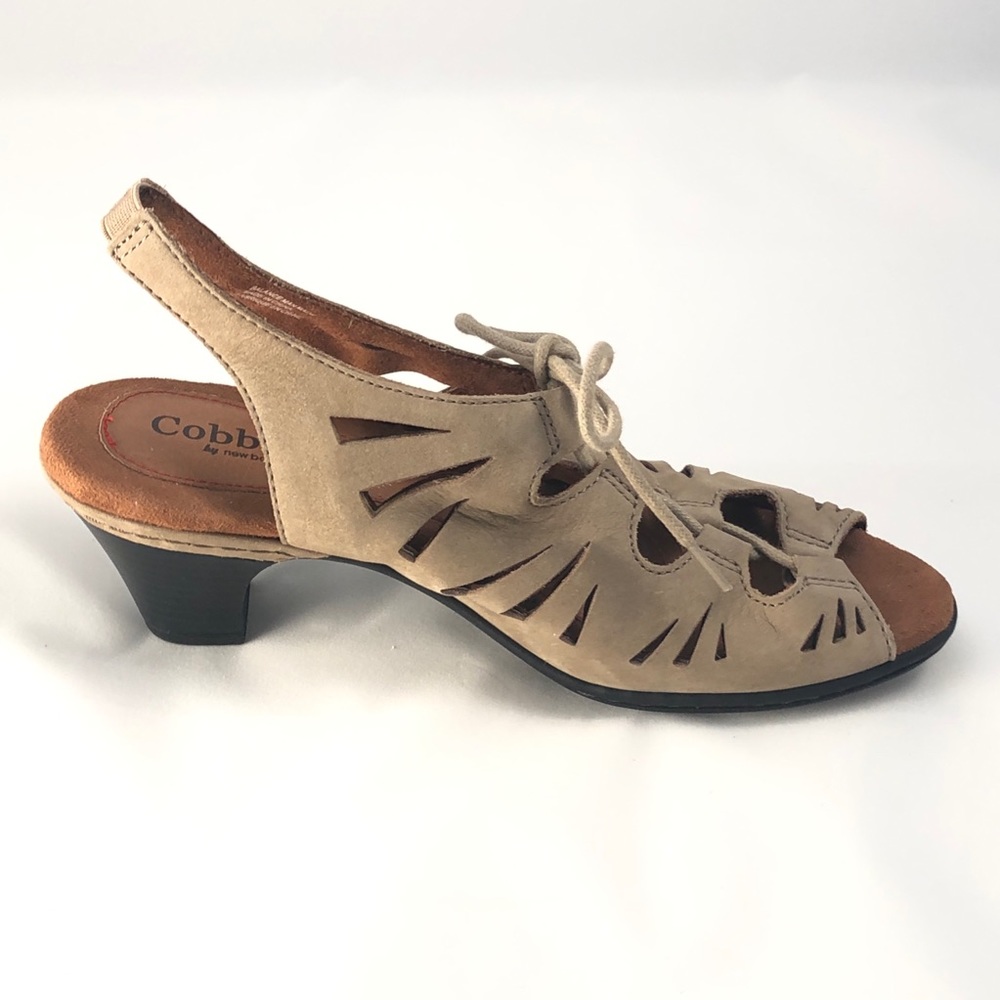 Cobb Hill by New Balance Peep Toe Heels 10 - Picture 3 of 7